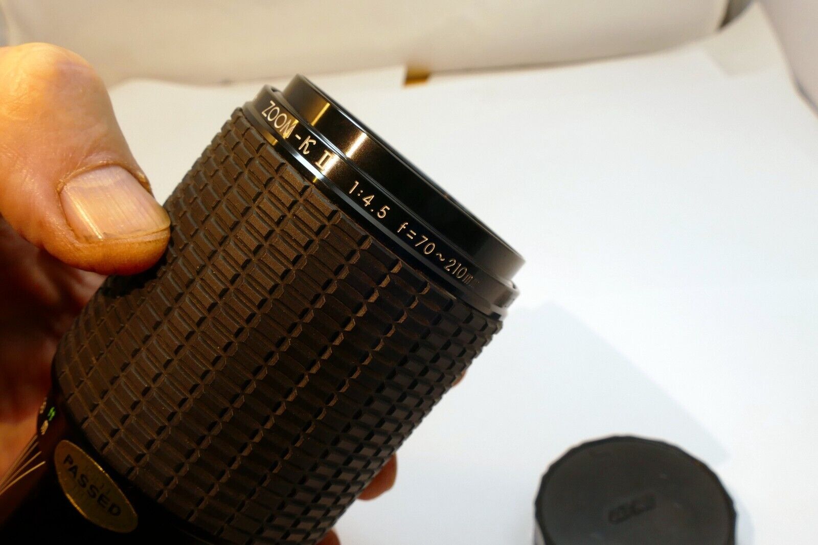 Sigma 70-210mm f4.5 lens for Olympus OM with Haze (AS IS Parts or Repair)