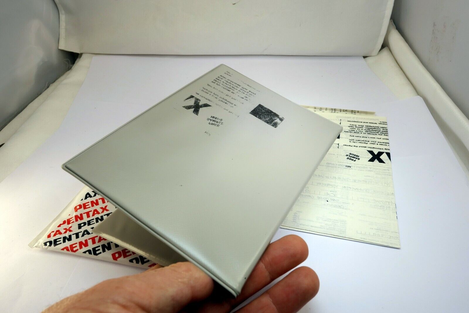 Pentax extended warranty card w/ folder vintage for IQ zoom series camera 1989