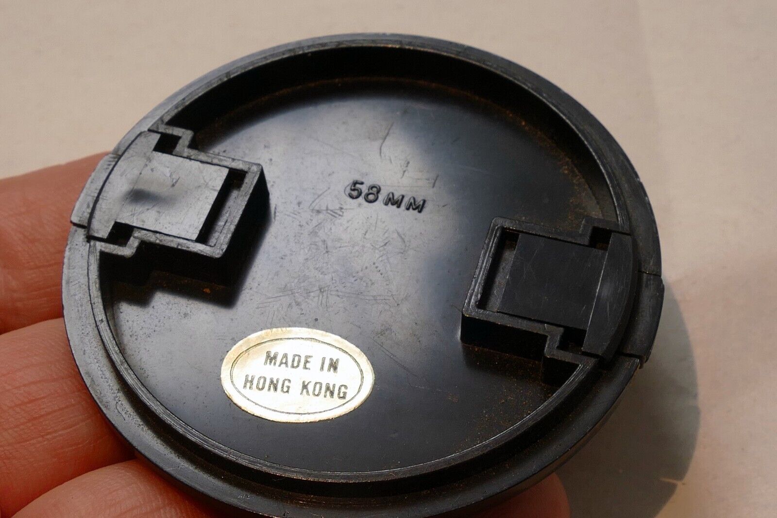 Lens Front Cap 58mm for 50mm f1.4 vintage snap on type