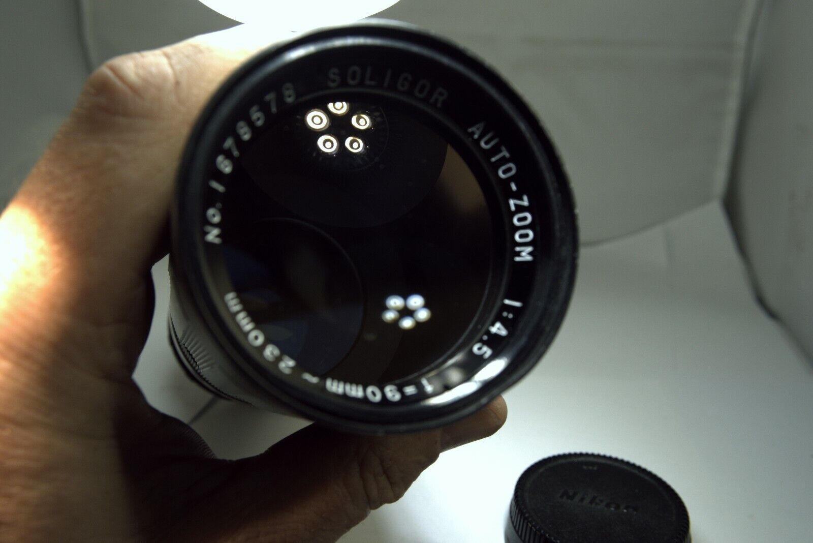 Soligor 90-230mm Non Ai manual focus lens telephoto zoom