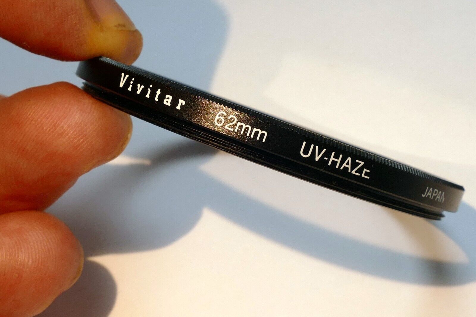 Vivitar  62mm Lens Filter  UV (0)  Haze low slim profile for wide angle