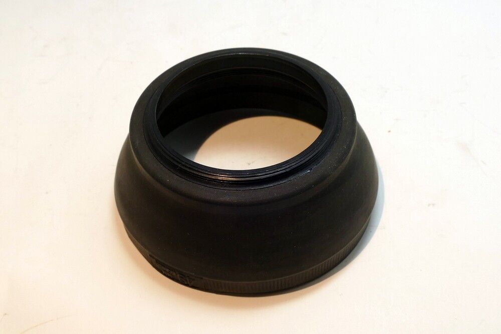 49mm Rubber Lens Hood Shade vintage double threaded for 50mm f1 f1.7 lenses