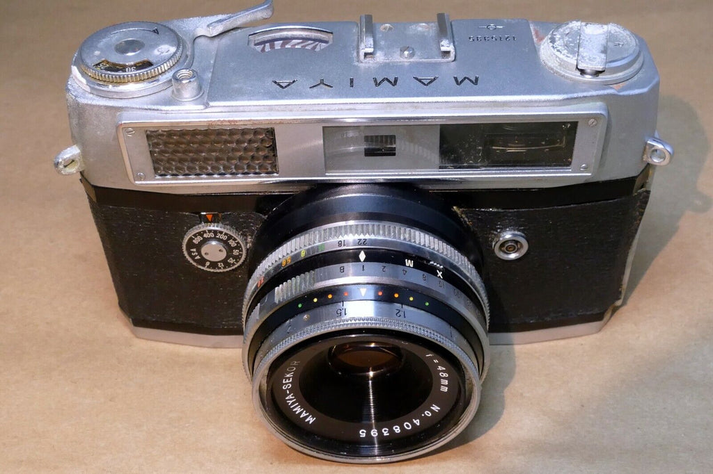 Mamiya Ruby Standard Rangefinder Camera 48mm f2.8 T Sekor Lens 35mm 1962