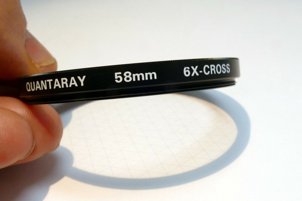 Quantaray  58mm Filter Cross Screen 6X Six Point Star CS