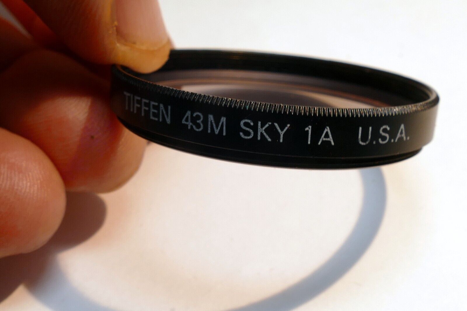 Tiffen 43mm Sky Lens Filter screw in type 1A Skylight made in USA