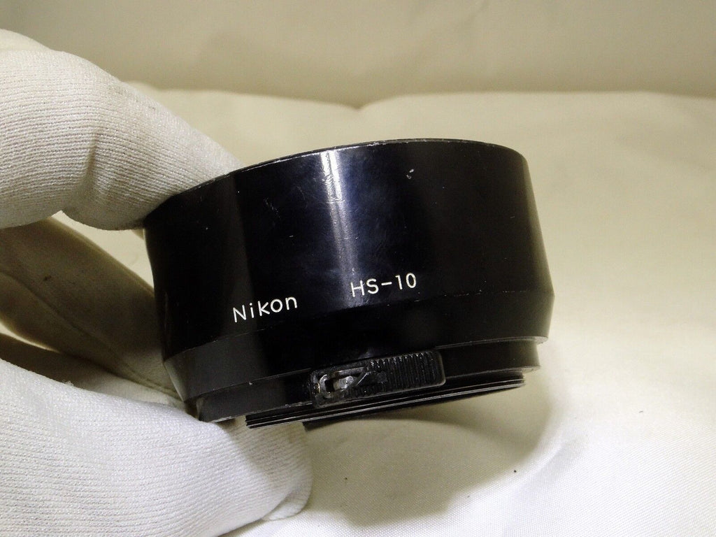 Nikon HS-10 Hood Shade Metal clip on for 135mm f3.5 85mm f2.0 105mm Genuine EOM