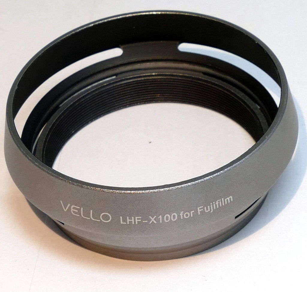 Vello LH-X100 for  Fujifilm Hood  Fuji FinePix X100 camera ( Gray / Silver )