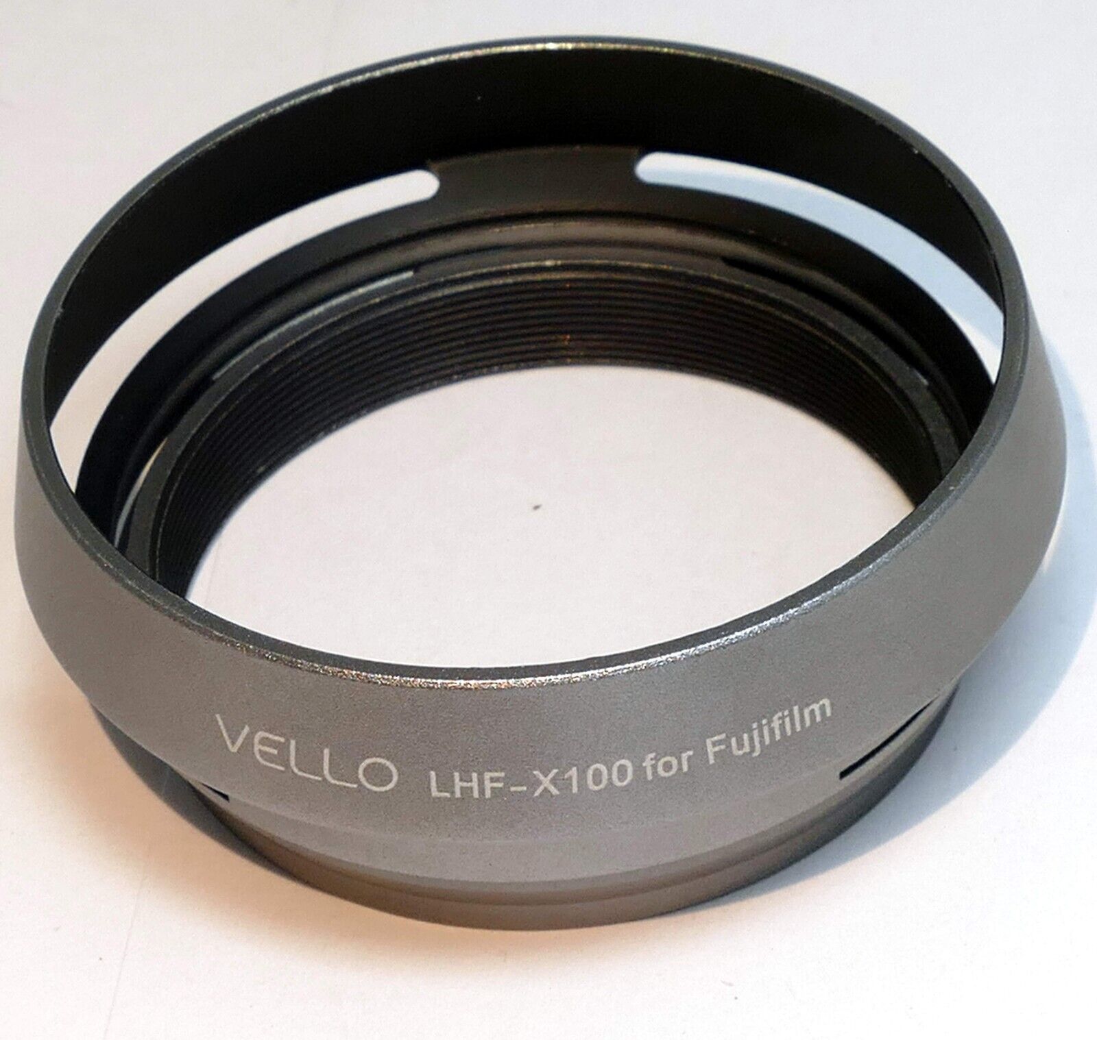 Vello LH-X100 for  Fujifilm Hood  Fuji FinePix X100 camera ( Gray / Silver )