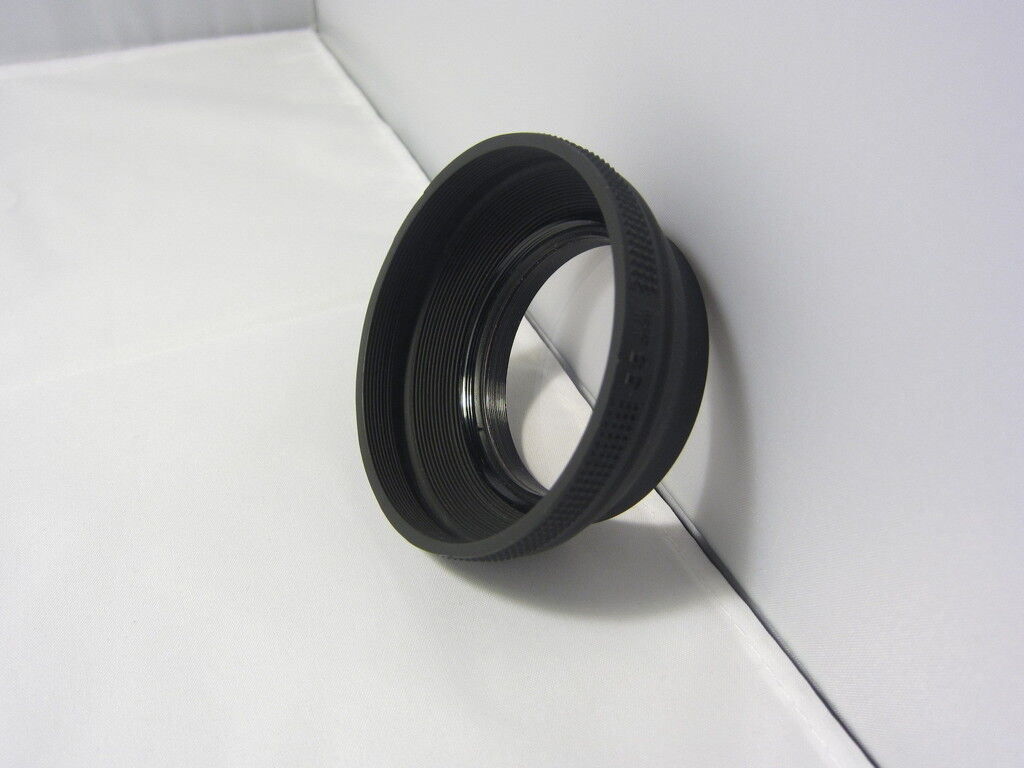 Collapsible Rubber Lens Hood 55mm with filter screw in type Japan 6307006