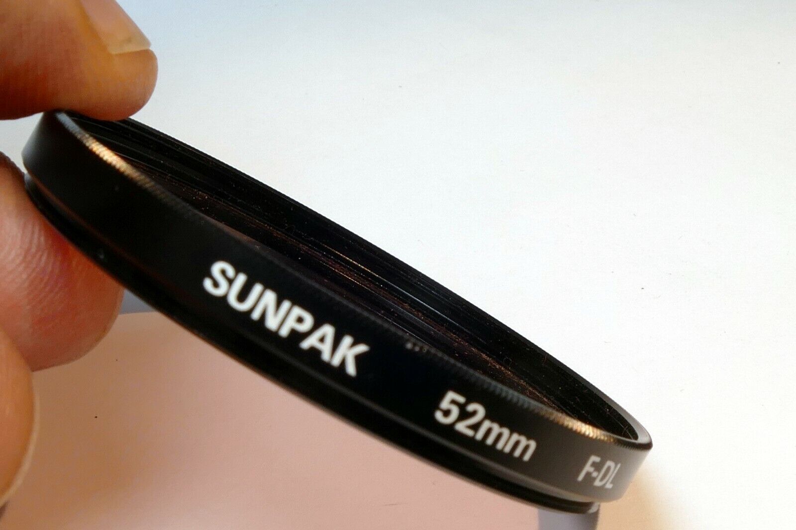 Sunpak 52mm Filter F-DL  Fluorescent to daylight correction