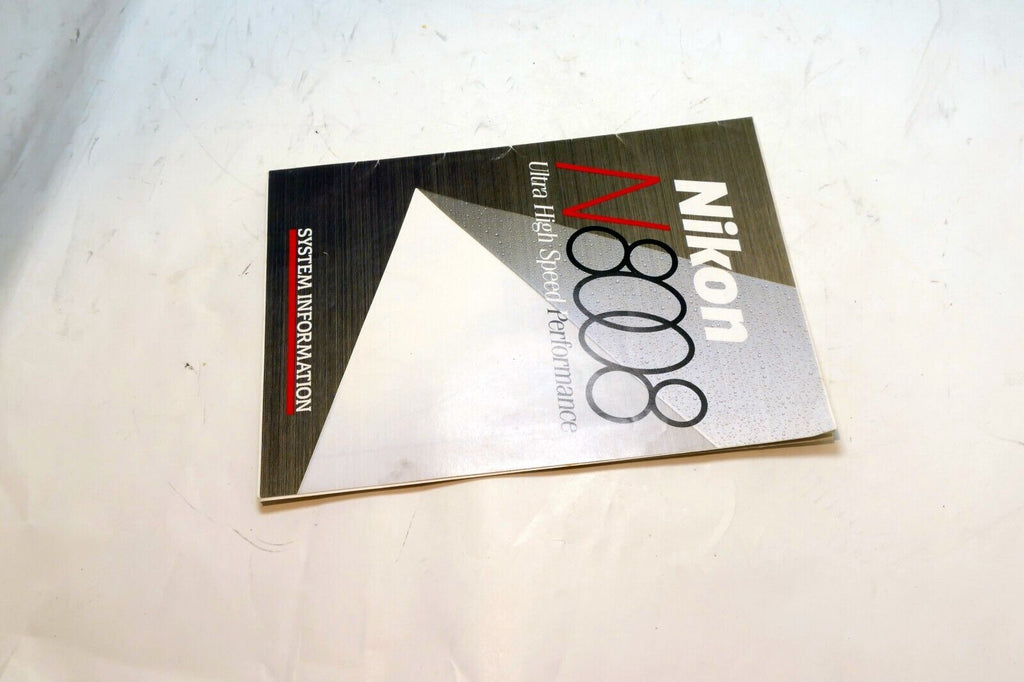 Nikon N8008 Camera System Information Brochure accessory list  1989