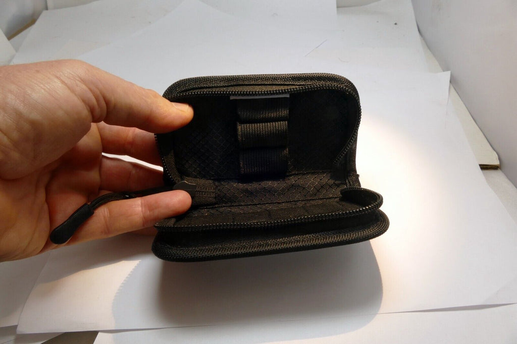 case soft pouch wallet case for camera accessory with zipper 2.5X4.5"