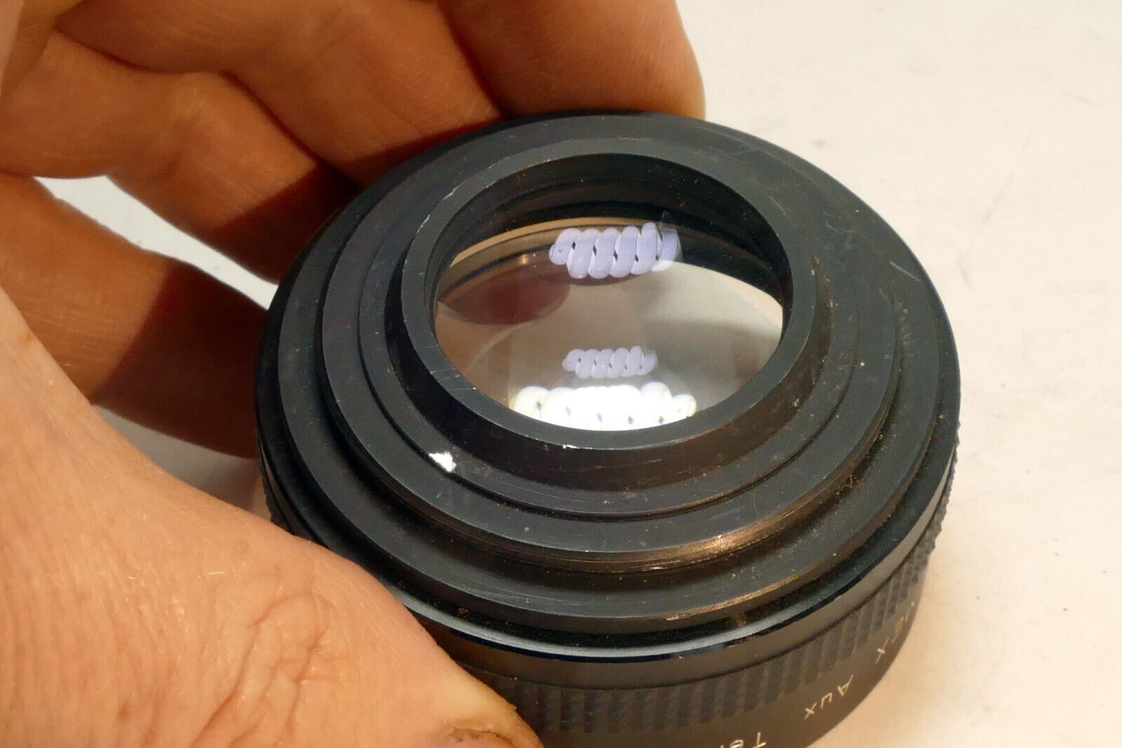 Hanimex AUX Telephoto 49mm Lens for Praktica (with some haze)