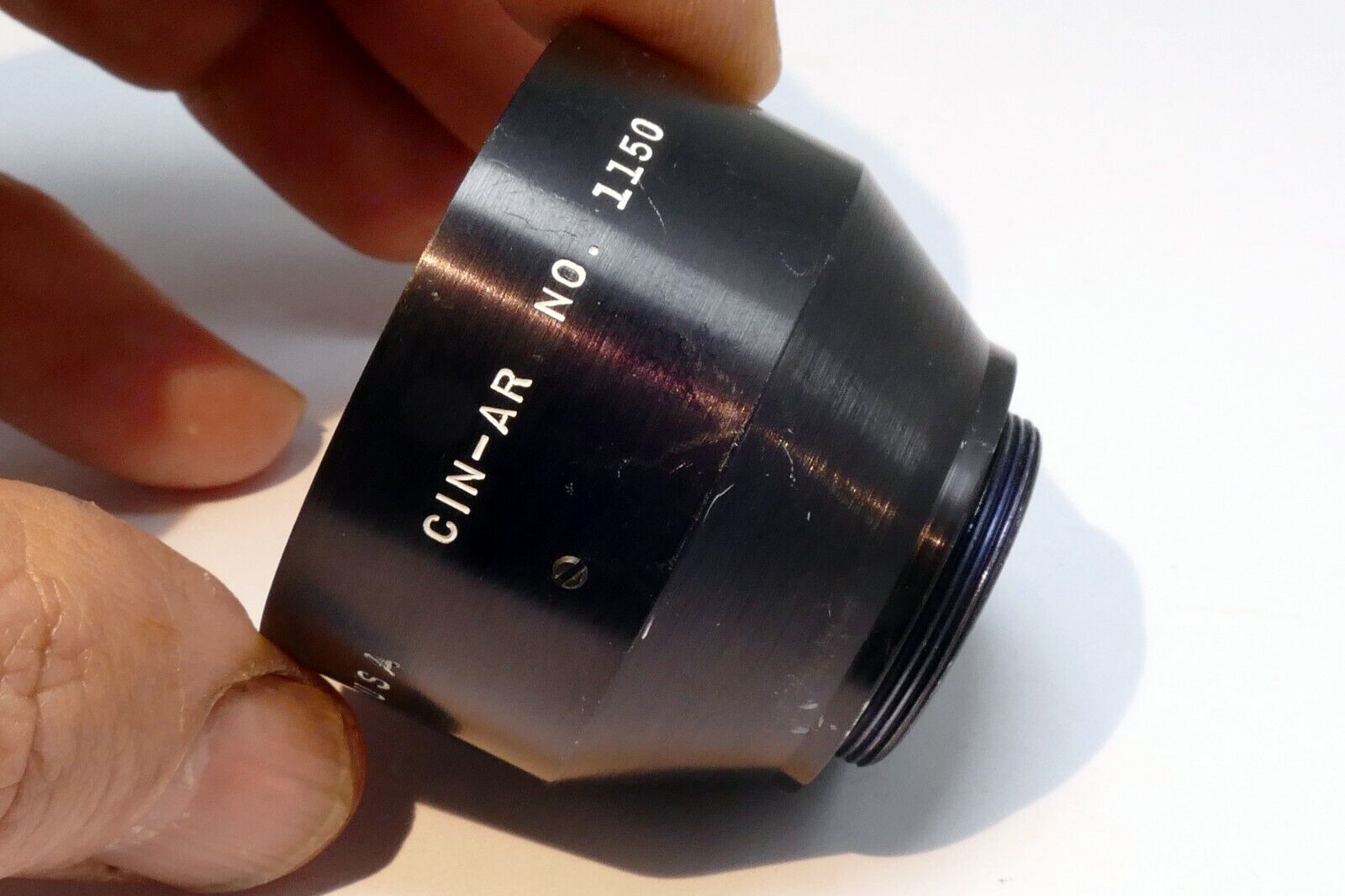 Birns & Sawyer  25mm Lens  Hood Shade threaded  metal Cinar 1150 f1.9 Kipon