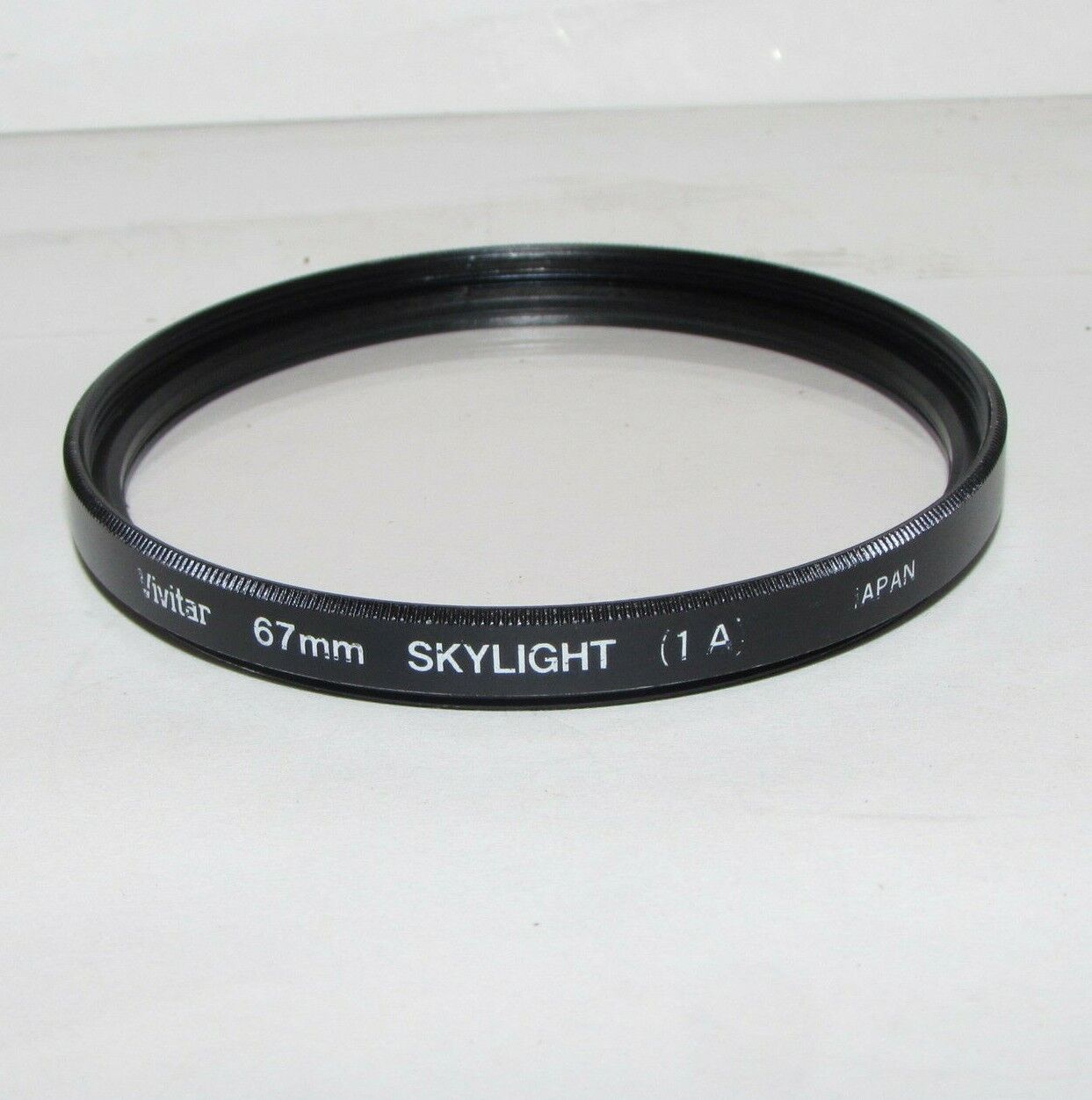 Vivitar Skylight (1A) 67mm Lens Filter Made in Japan - Coating damaged scratched