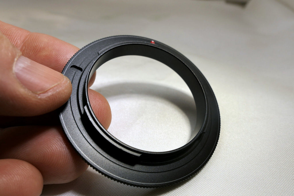 55mm Macro Reverse Lens Adapter Ring For Nikon F Ai D750 D7200 cameras Close-up