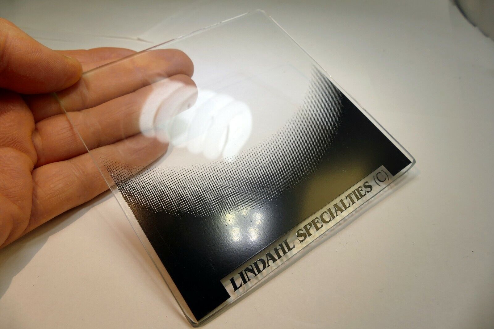 Lindahl 4.5X4.5" Bottom scoop Neutral Density Vignette Glass Filter 