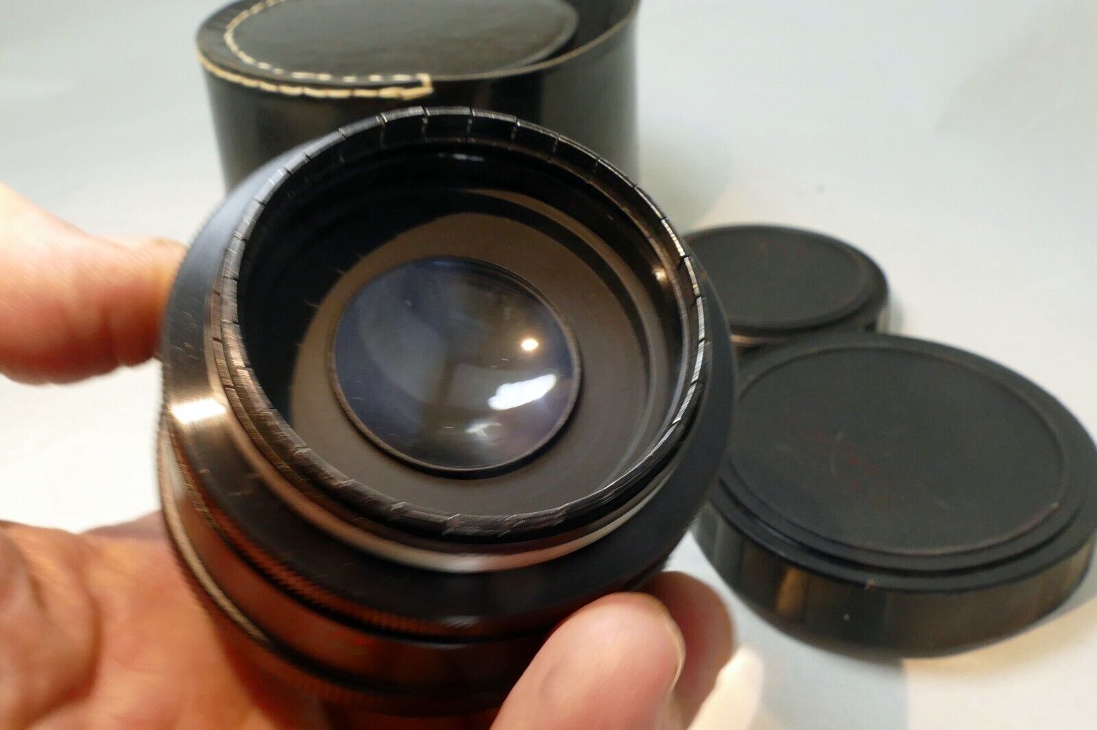 Tiger Macro zoom AUX Camera LENS Series VII 54mm threads - with heavy haze AS IS