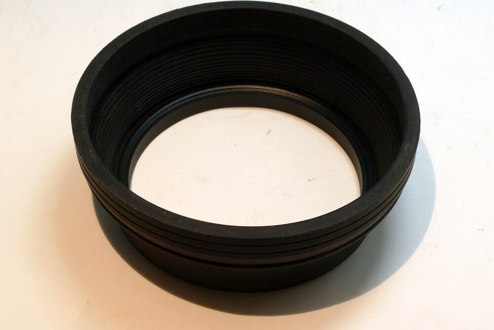 77mm Rubber Lens Hood Shade double threaded telephoto 400mm