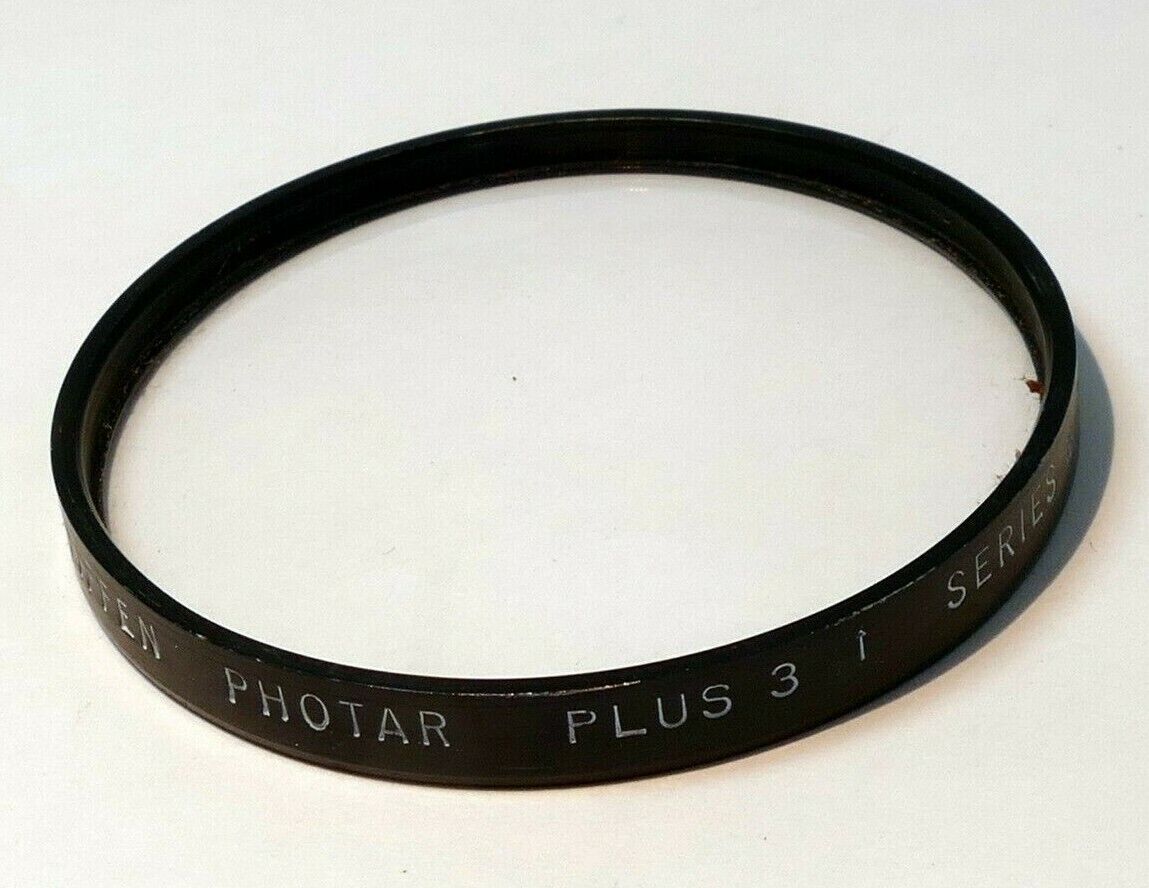 Tiffen Photar Series 7 VII 50.8mm filter drop in plus 3 +3 close-up portraiture