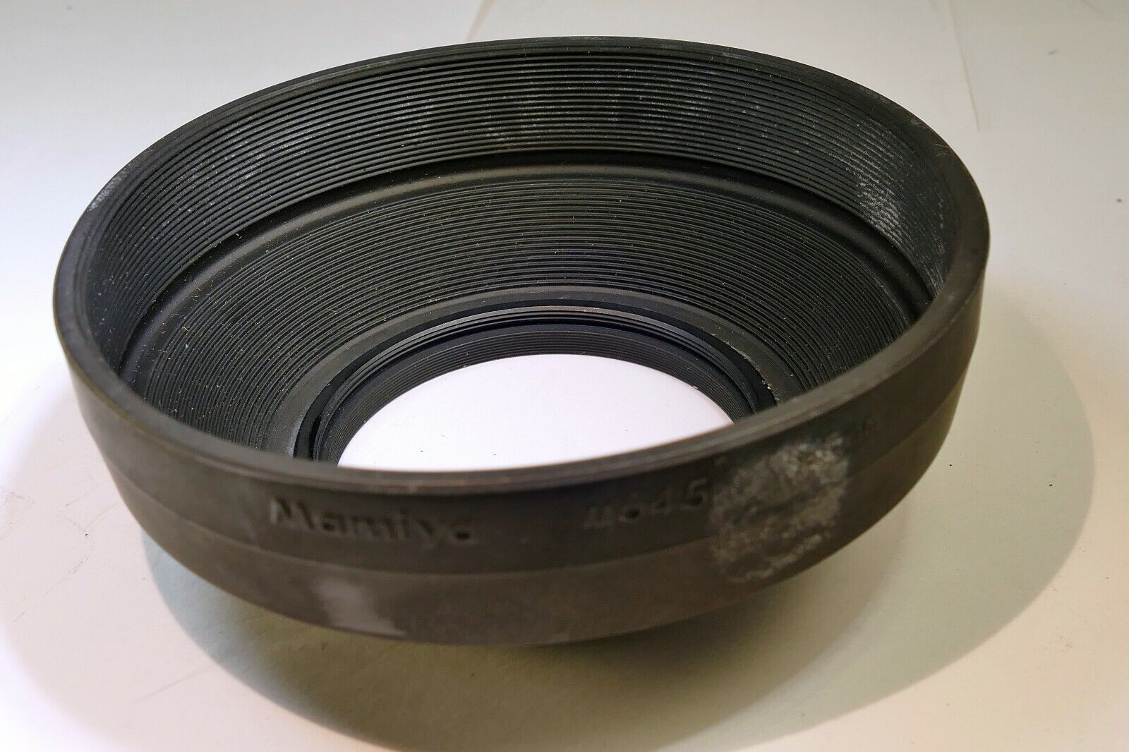Mamiya 58mm Lens threaded Rubber Hood shade wide angle 55mm f2.8 Sekor C 645