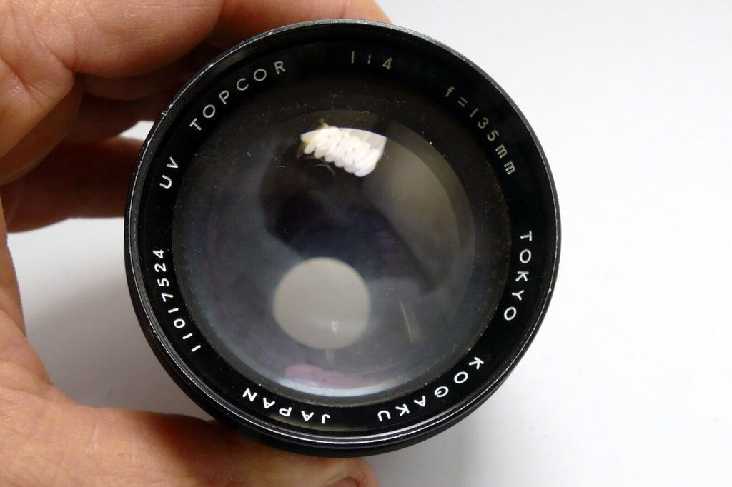 Topcon 135mm f/4 UV Topcor Lens - for parts or repair with fungus haze