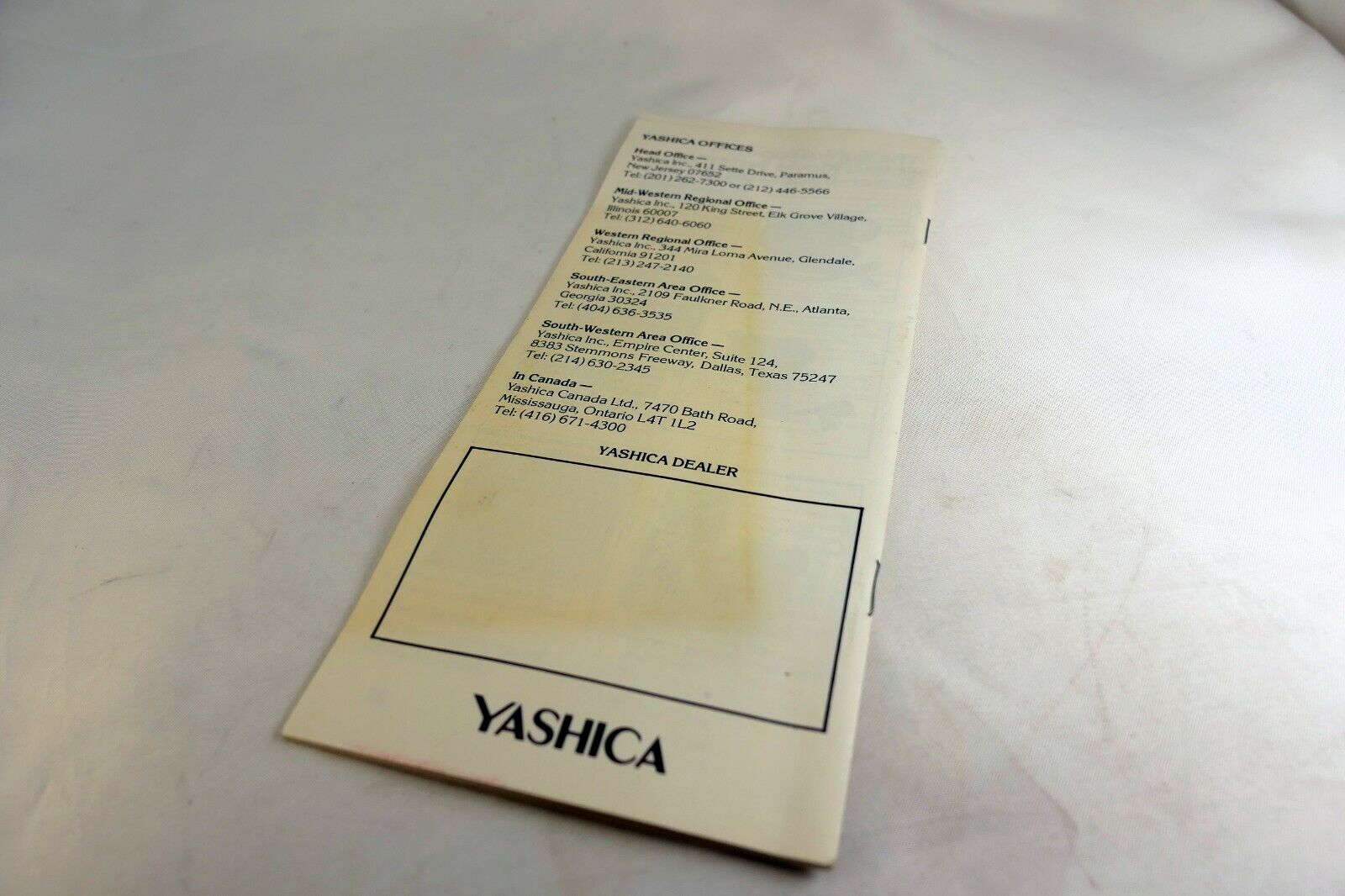 Yashica "how to make better Pictures" Photography camera Guide 1977 FX-2 RTS FR