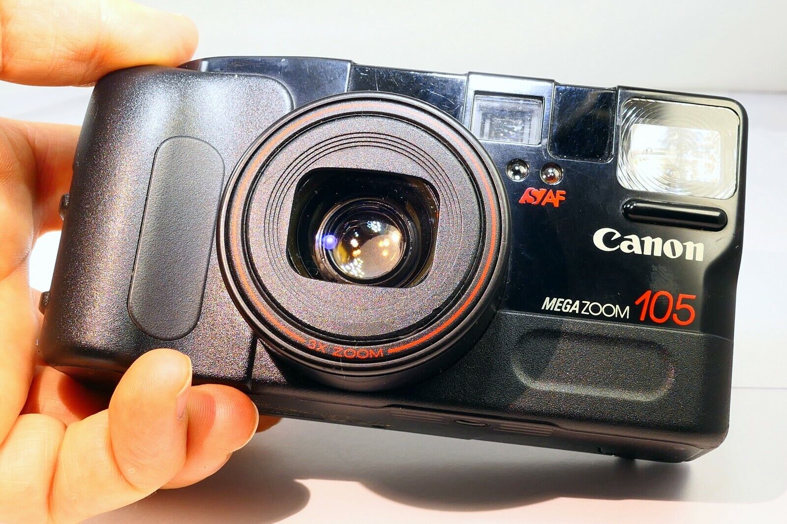 Canon Mega Zoom 105 S AF  film Camera does not work AS IS Parts or Repair