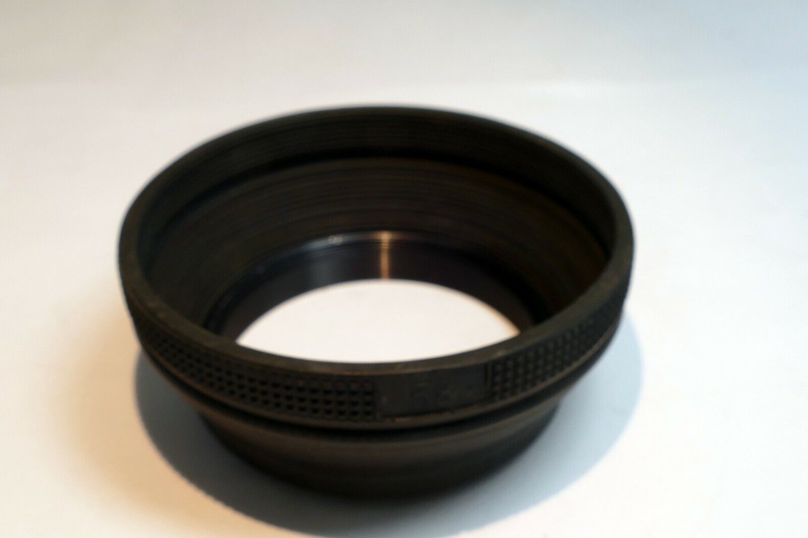 58mm Rubber Hood shade collapsible for telephoto  & normal double threaded Japan