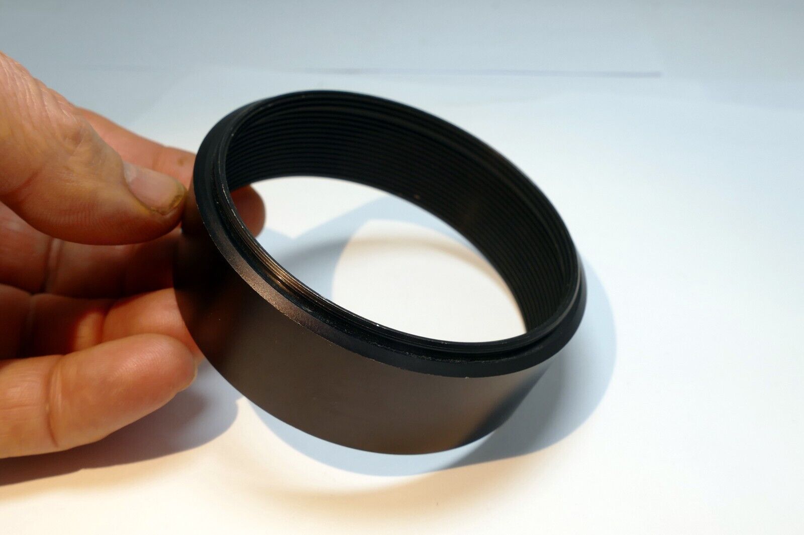 77mm Lens Hood Shade Threaded screw in metal telephoto