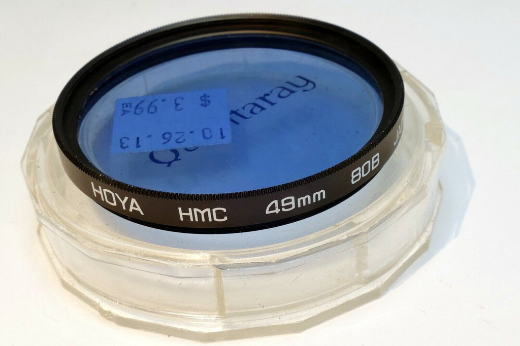 Hoya  HMC 80B 49mm Filter  Blue multi-coated