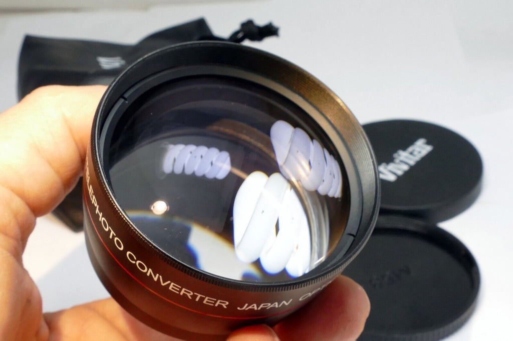 Vivitar 58mm High Definition AF 2.2X Telephoto  lens HD for DC DV camcorder AUX