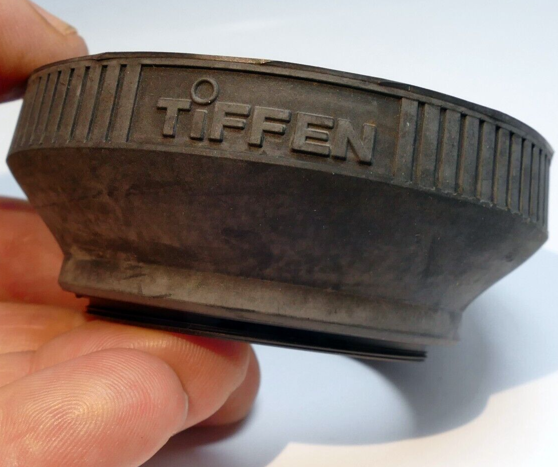 Tiffen 49mm  Rubber Lens Hood Shade  double threaded for 50mm f1.7 f2