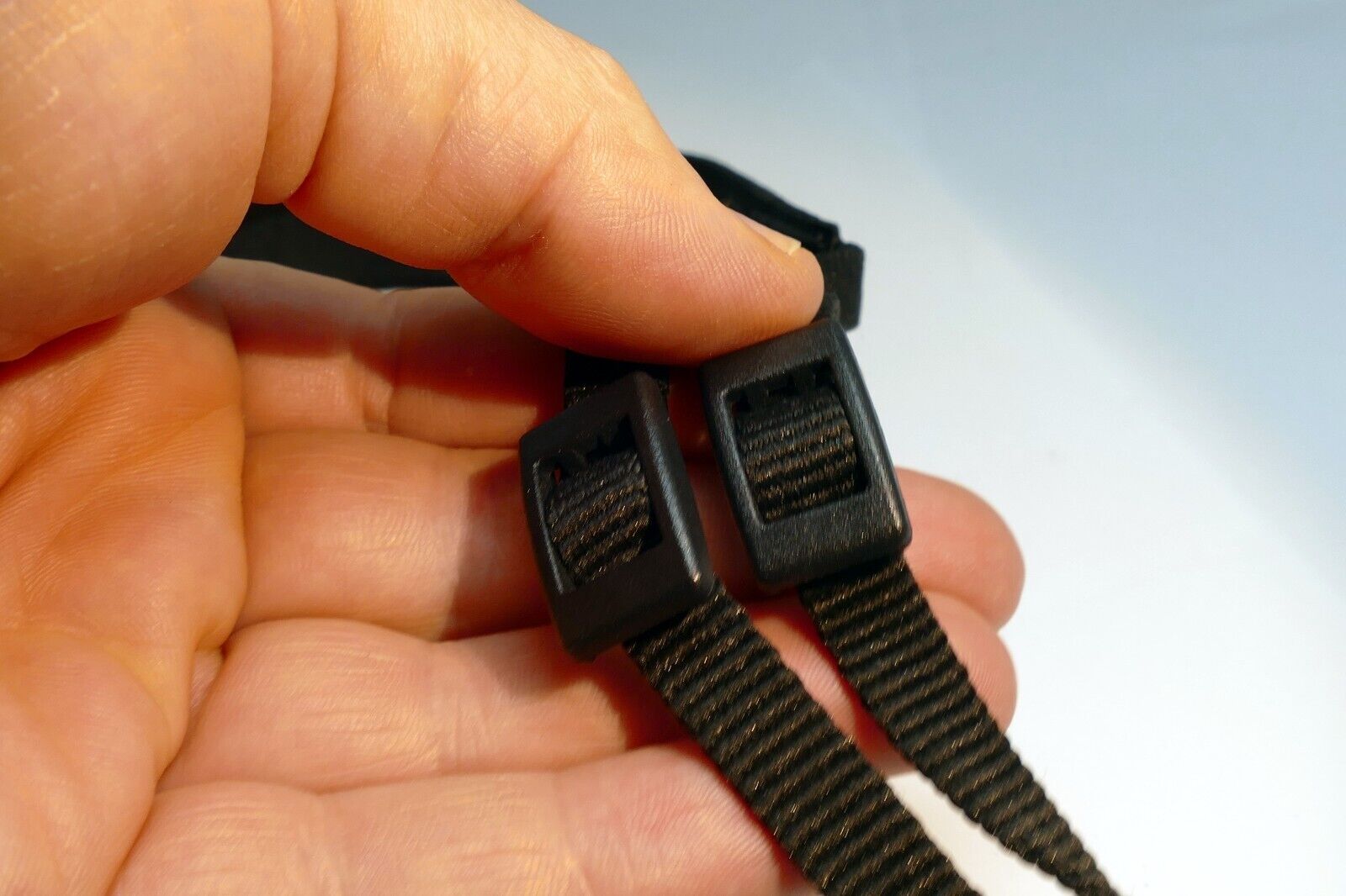 Panasonic Lumix GX7 Shoulder Camera  Strap 2cm wide Black Leather  - Genuine OEM