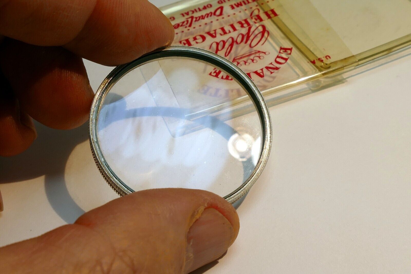 Ednalite Duraklad Portrait +1A  Series # 6 (VI) Lens Filter drop in 41.3mm OD