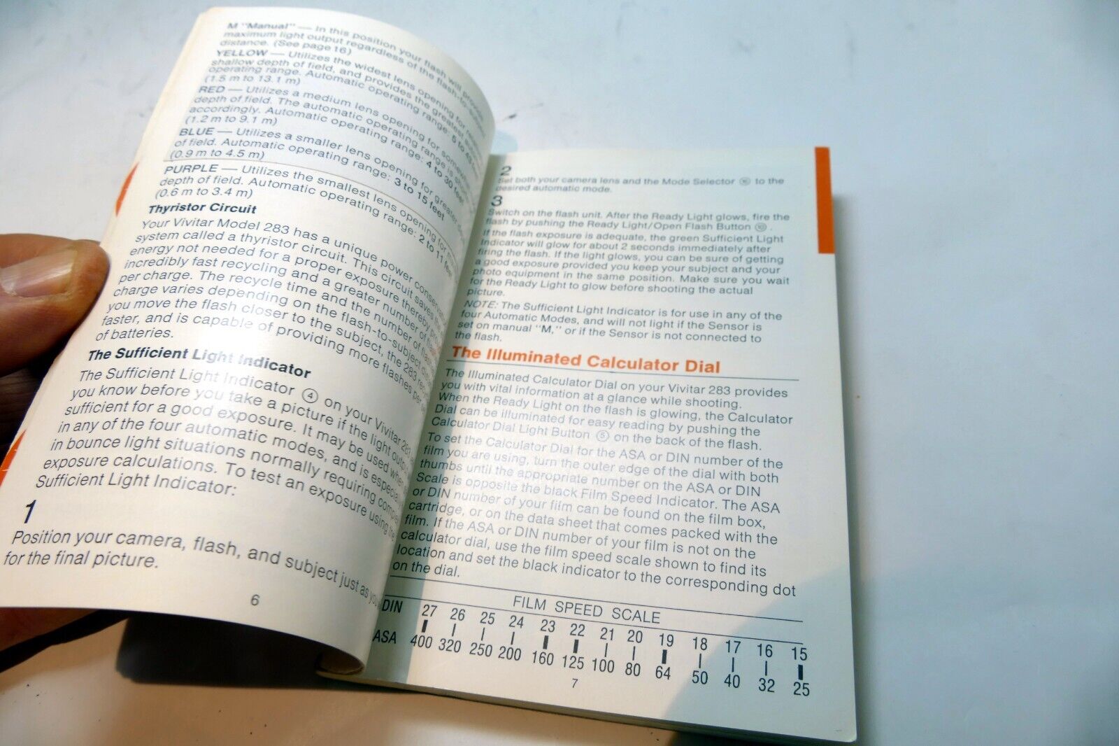Vivitar Flash 283 Owner's manual  Instruction Guide E English Gr Sp Fr