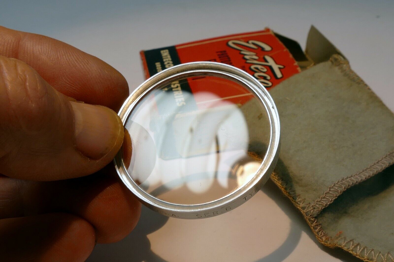 Enteco Lens filter drop in series 6 VI  85C Converts 4900°K to 3200°K Tungsten