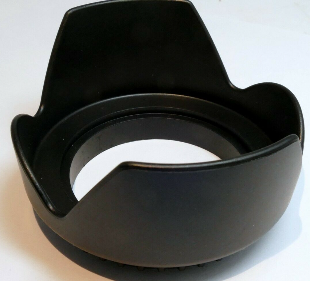 55mm Lens Hood Shade threaded plastic petal shaped  for 50mm f1.8 f1.4
