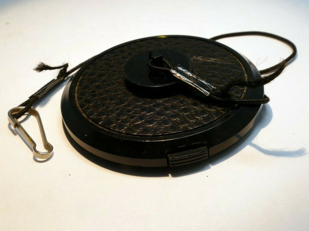 Plastic 55mm Lens front Cap made in Hong Kong with keeper string for f1.7 f1.8