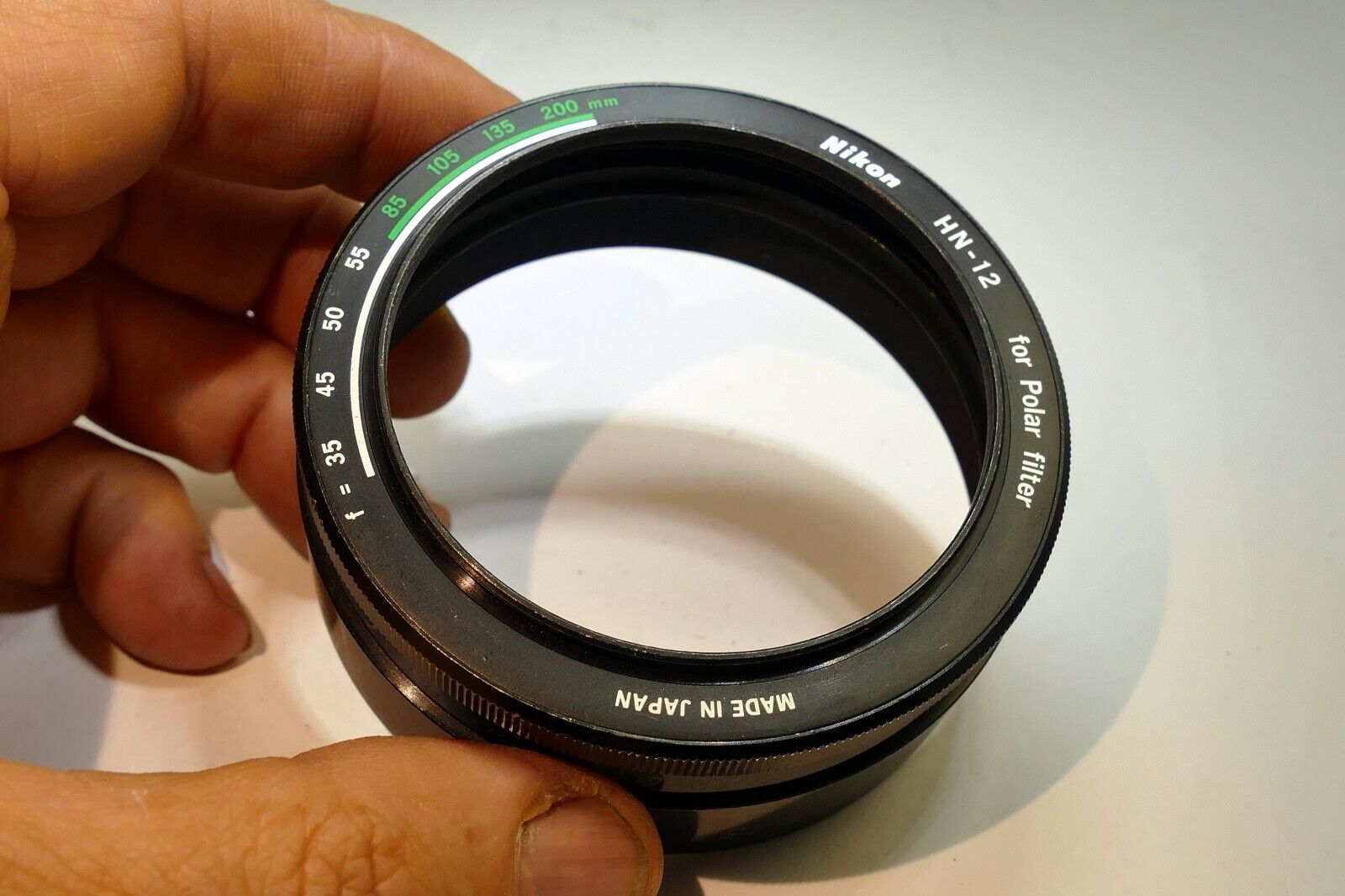 Nikon HN-12 Lens Hood Shade Metal for Polar filter 52mm screw in type