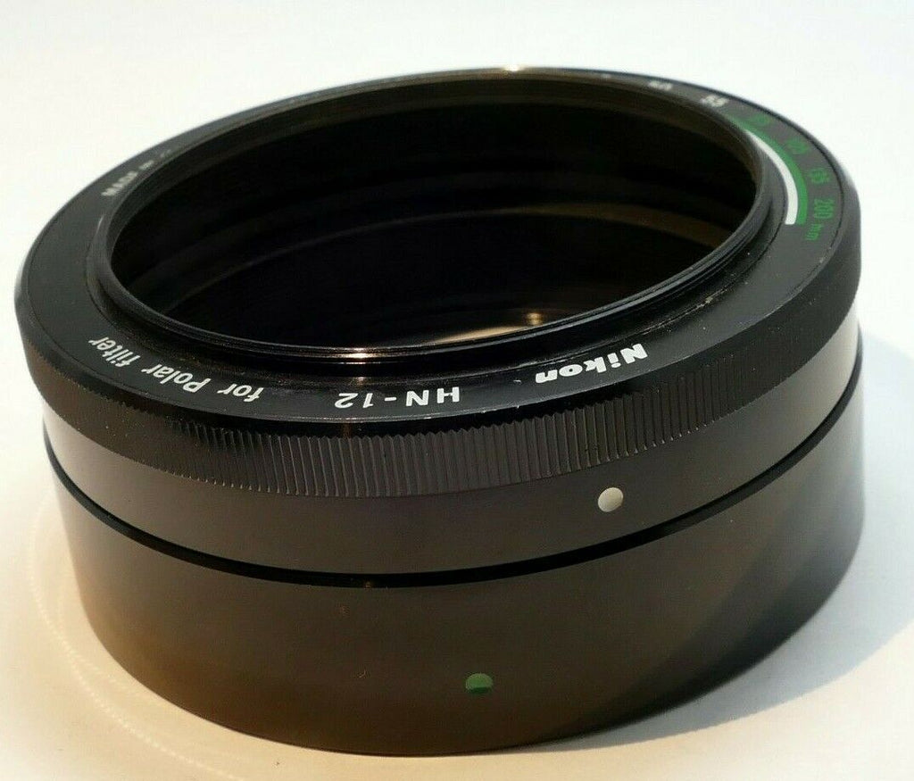 Nikon 60 OD screw in Metal Lens hood  Shade for Polar Polarizing filter  HN-12