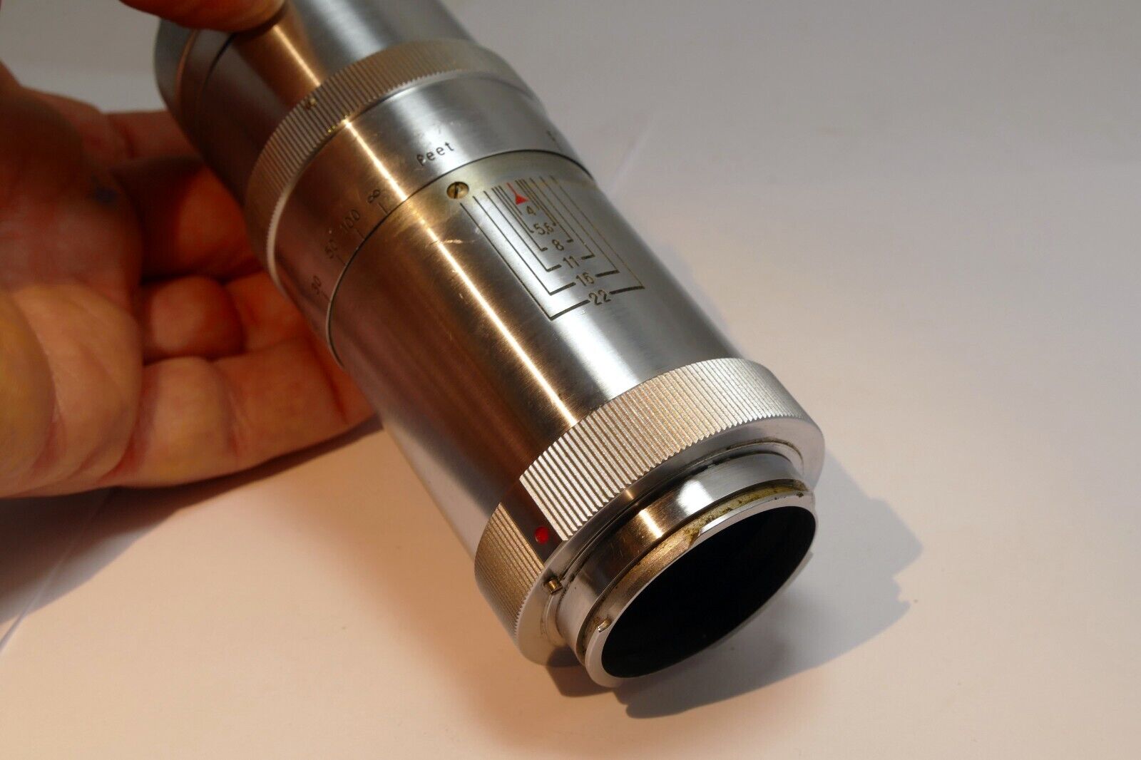 Carl Zeiss Jenna Triotar 13.5cm  f4 T  Lens Exakta mount - AS IS Parts or Repair