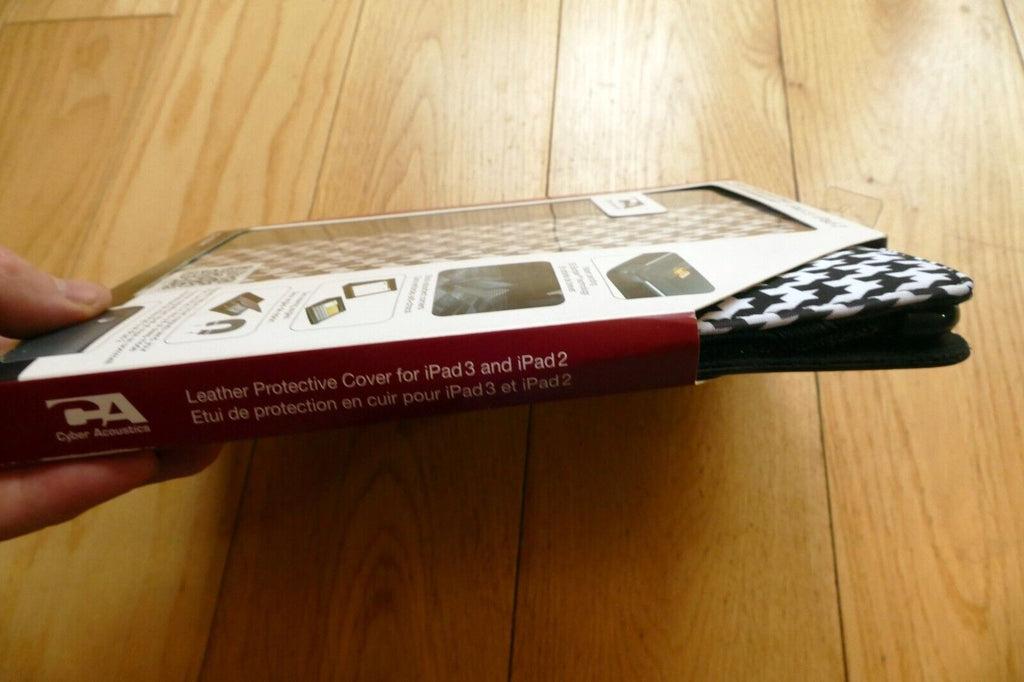 Cyber Acoustics Apple iPad 2, 3 Carrying Folding Case Portfolio  IC-1053HT - NEW