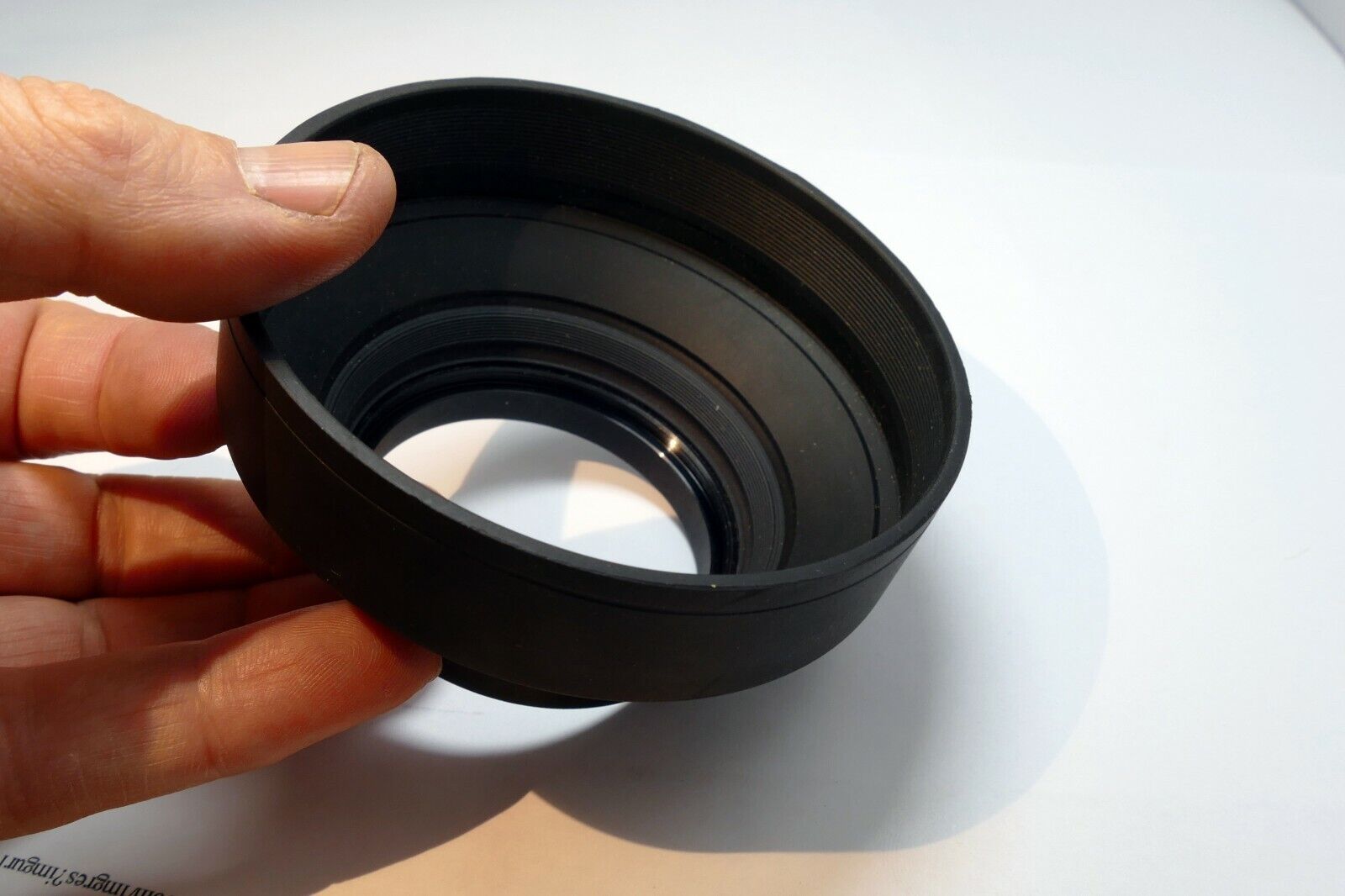 58mm screw in  Rubber Lens Hood Shade Collapsible 3-way 70-210mm telephoto