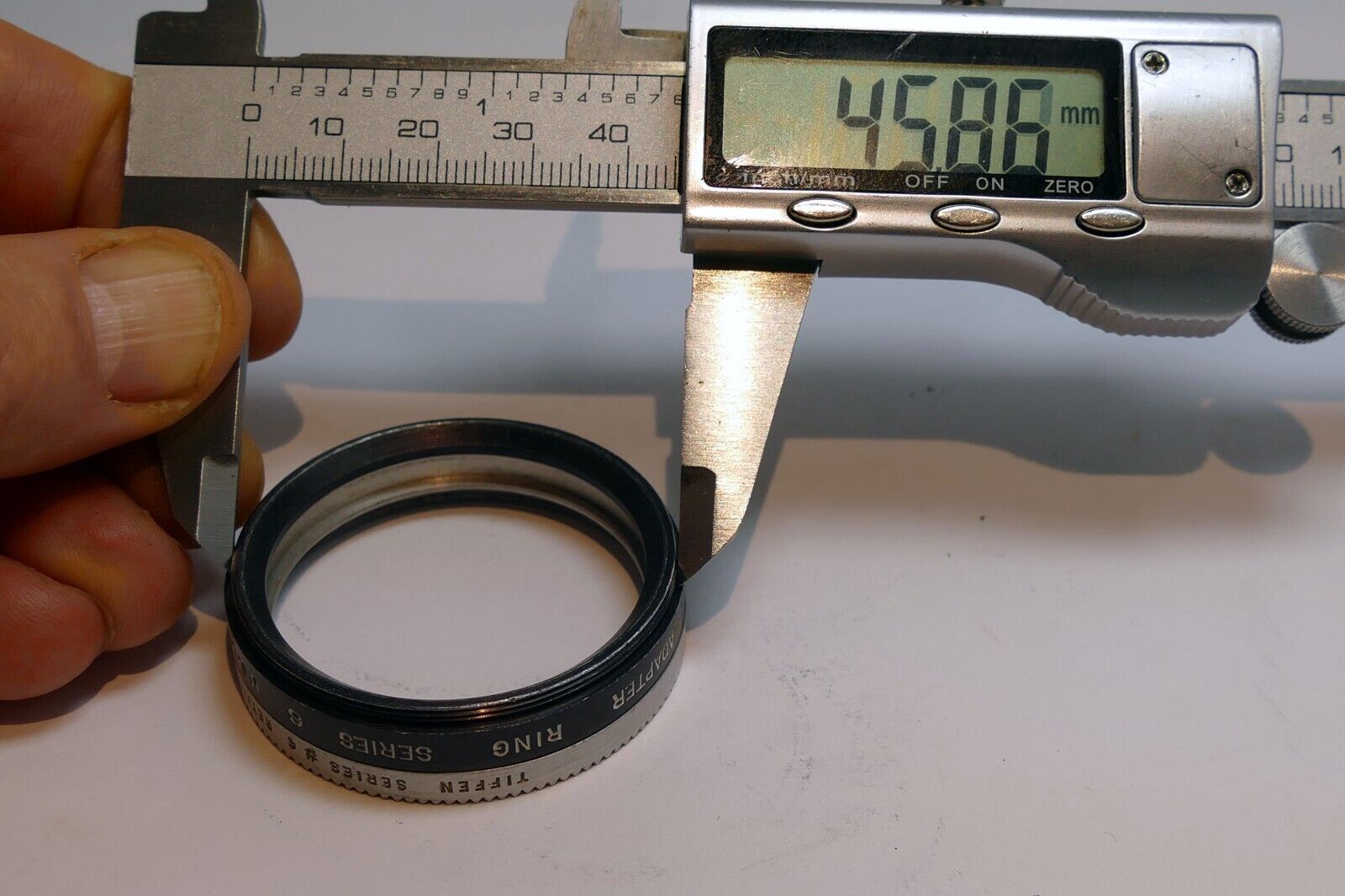46mm to 44.5mm series VI 6 filter holder adapter w/ retaining ring