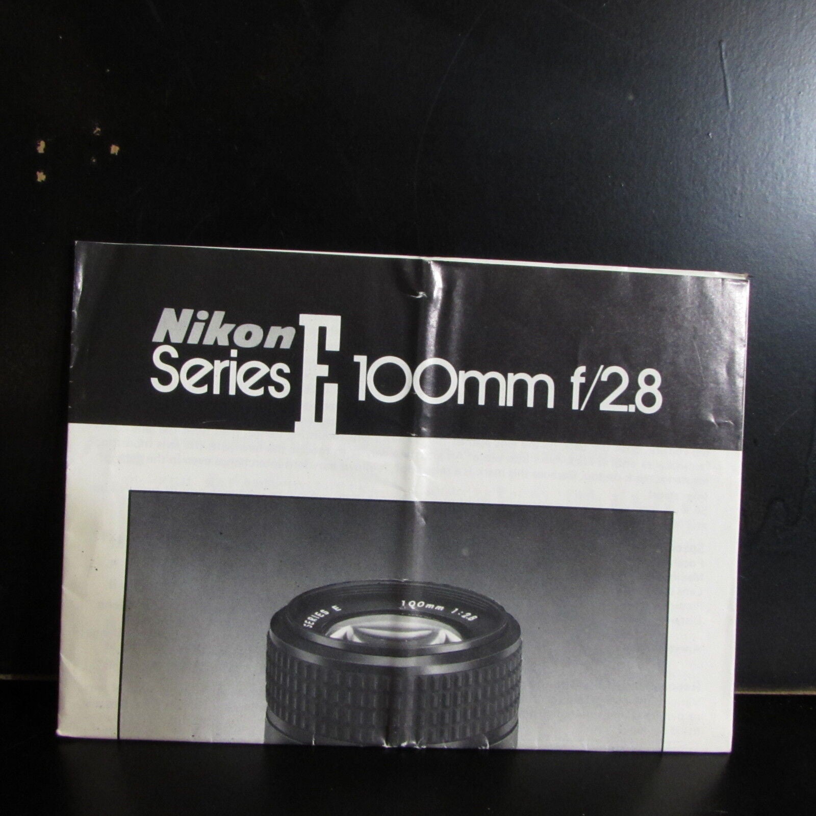 Used Nikon Series E 100mm f/2.8 Ai-s Lens User Guide  Manual O401824