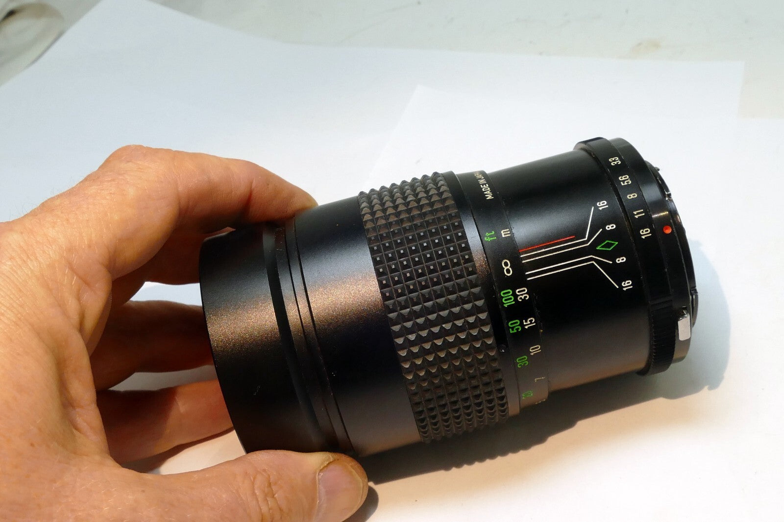 Phase 2 200mm f3.3 telephoto lens for Olympus OM series 1 2 2n cameras