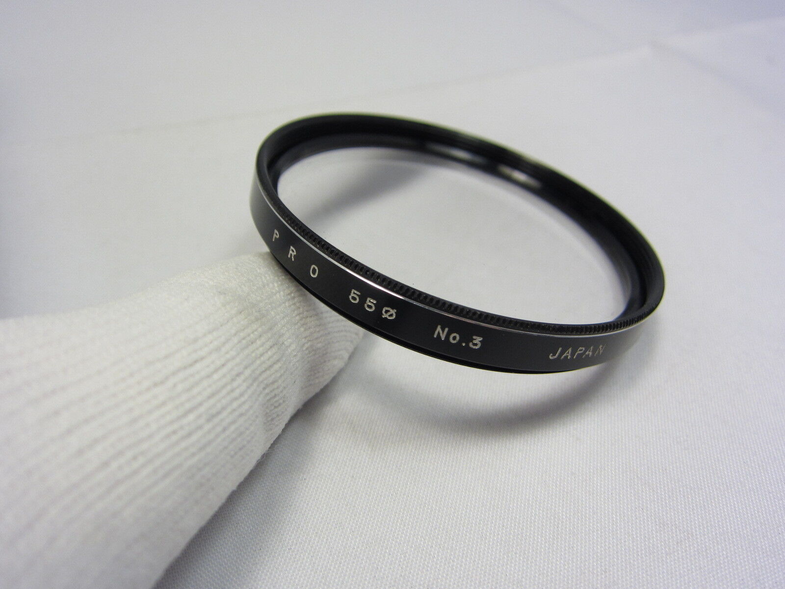 Used PRO 55mm NO.3 +3 Close-up Macro  Lens Filter Made in Japan N103056