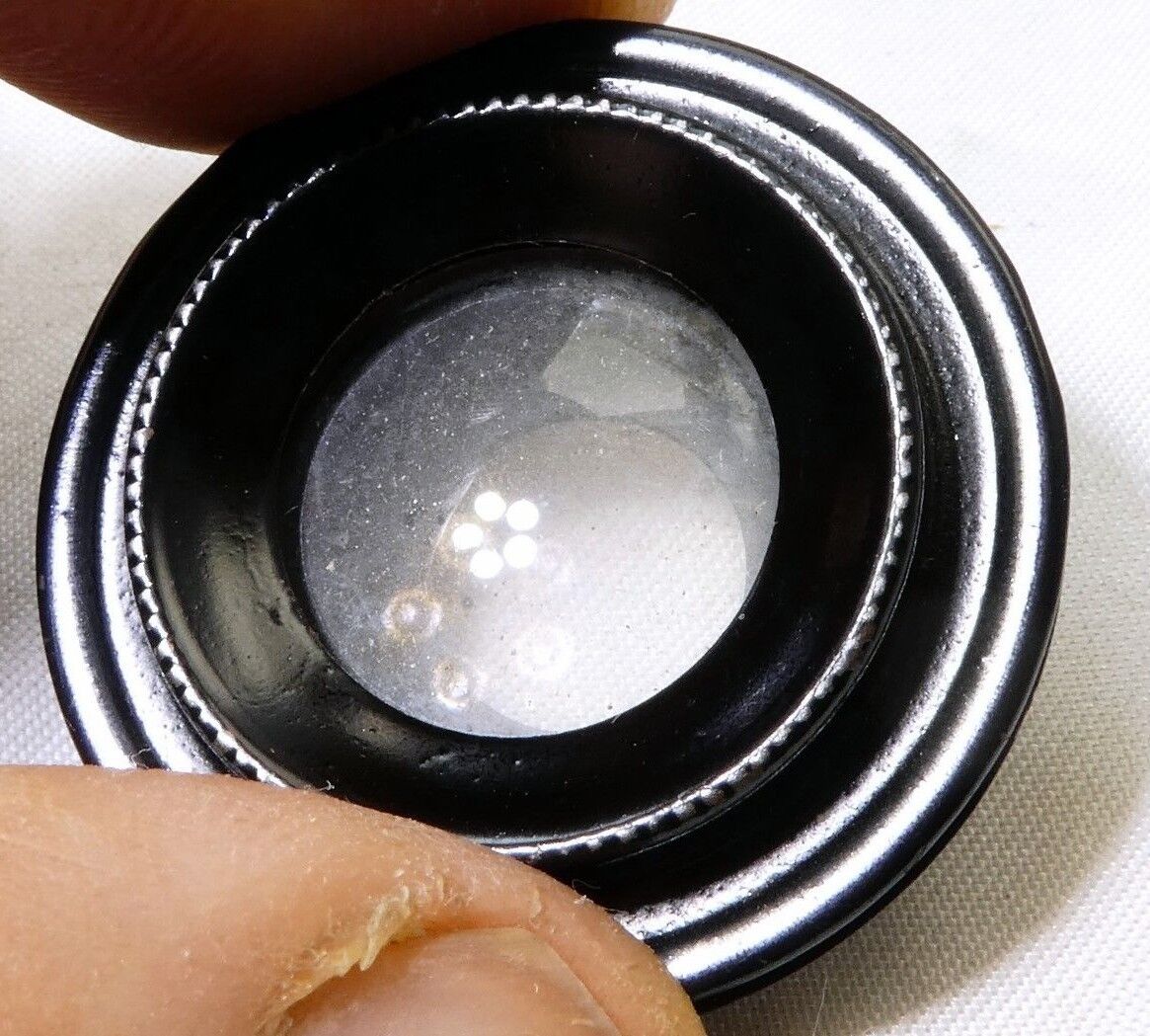 Rear lens filter with metal ring