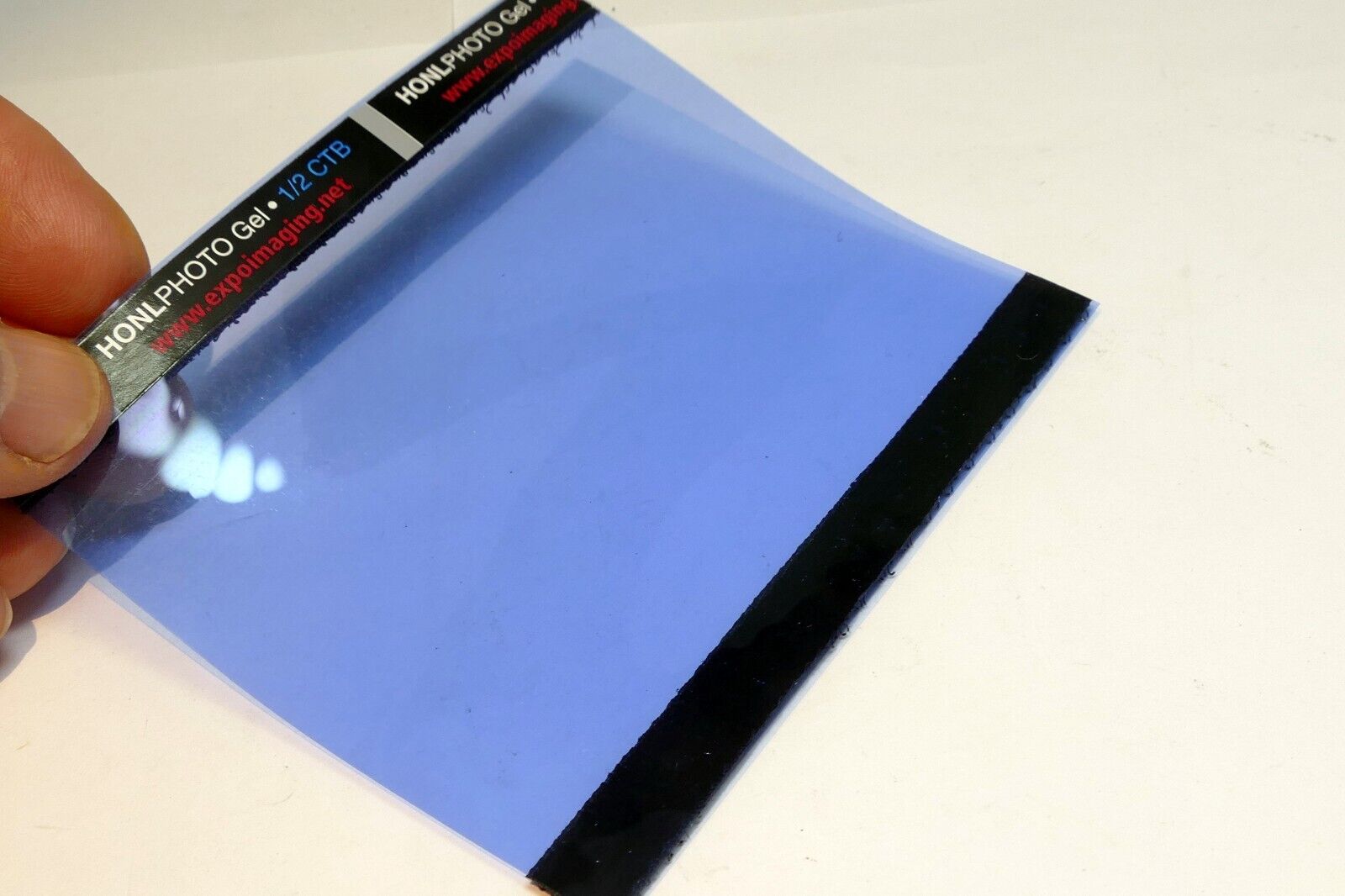 Honl Photo Color 1/2 CTB Blue rectangular 4X3" gel filter for flash cooling